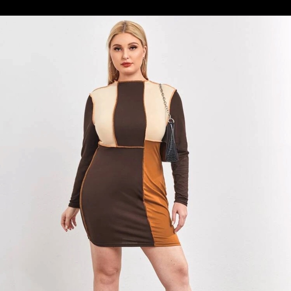 Color-block dress